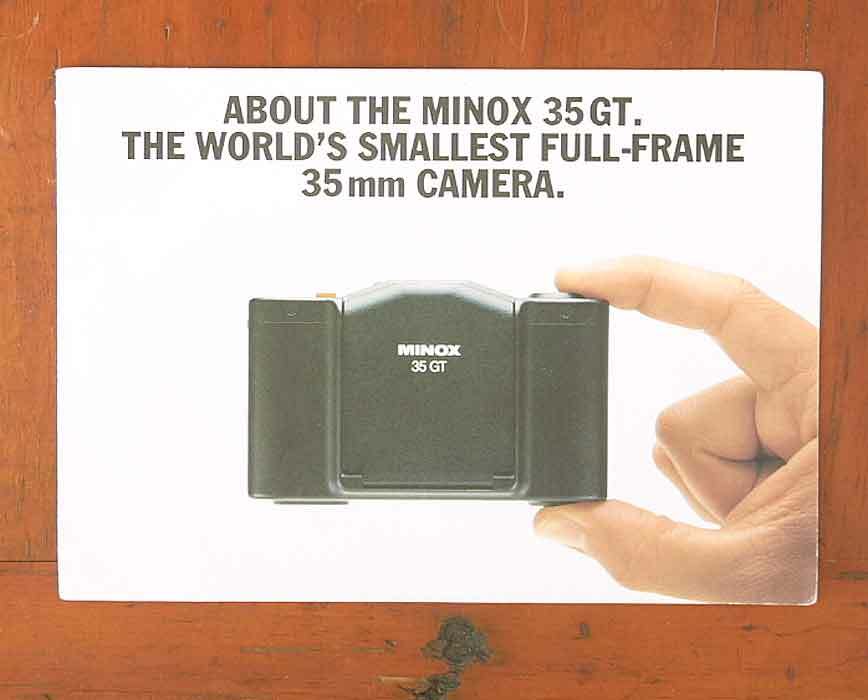 MINOX 35GT SALES BROCHURE/67281 | eBay