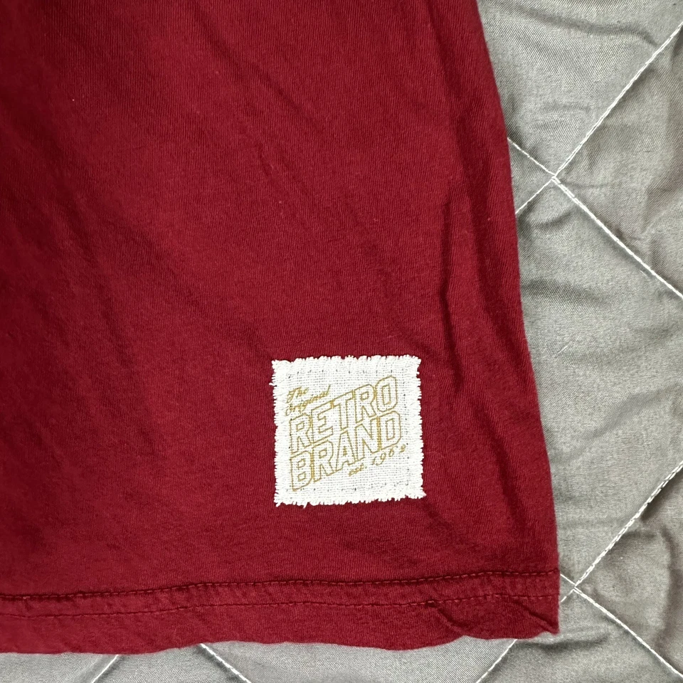 The Original Retro Brand Florida State Seminoles Shirt Mens Medium Red Football - Image 4 of 4