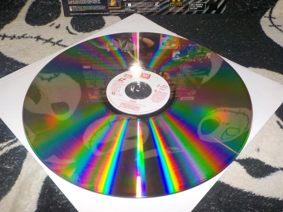 Speed DTS Widescreen Laserdisc LD Keanu Reeves Free Shipping - Image 4 of 4