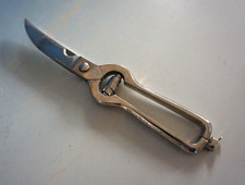 Vintage F&M Forbici per Pollame Forbici in Acciaio Inox Solingen 24 cm (F024-2032)