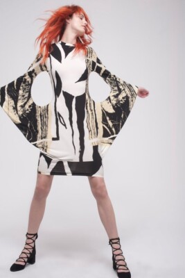 norma kamali modern sculpture dress Norma Kamali Dresses BLU'S