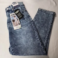 Rewash 90s Mom Jeans Super High Rise Size 5/27 Vintage Steretch Tappered Leg