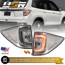 ALL CLEAR Rear UPGRADE Tail Lights For 2019-2023 19-23 Honda Passport SUV