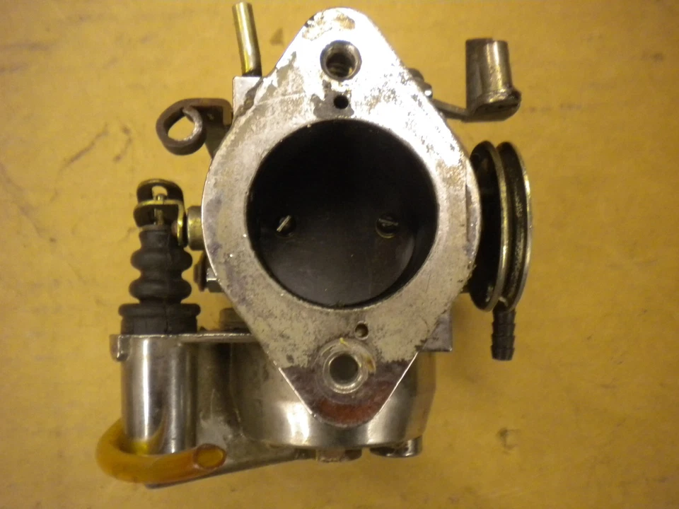 Carburador Zenith Bendix 38 mm con chorro principal ajustable CROMO Foto 3 de 4