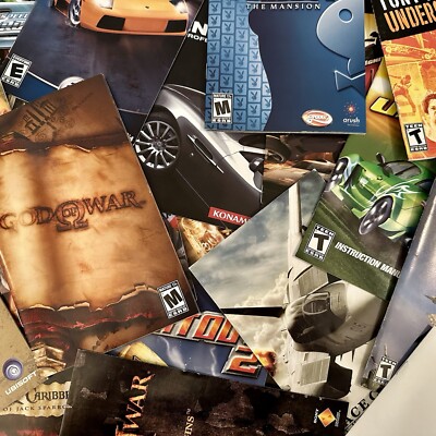 *LOOSE* PS2 Manuals! Complete That Case!