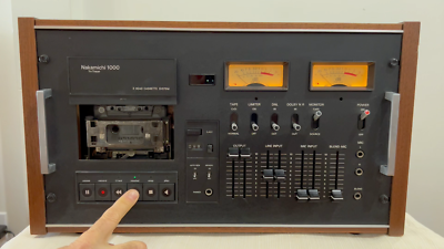 Nakamichi 1000 Tri- Tracer 3Head Cassette Deck ** please read