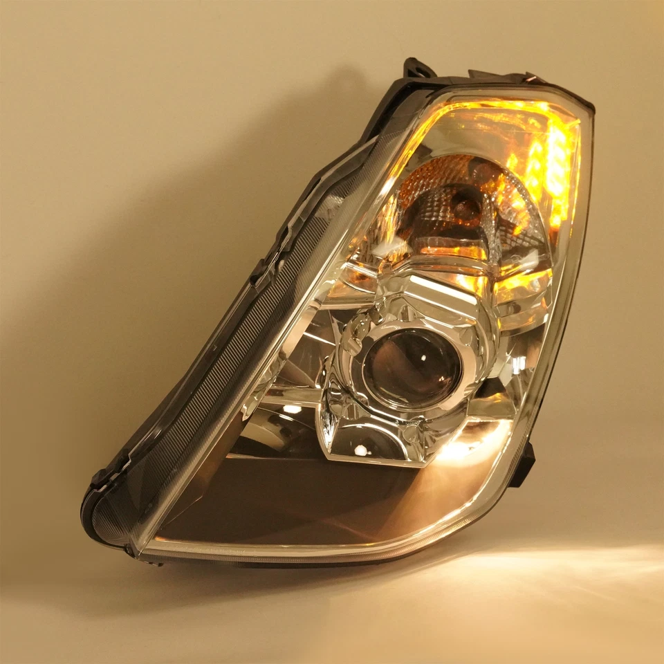 HID Projector Headlights Lamps LH&RH For Nissan 350Z 03-09 Factory Xenon Models - Image 3 of 4