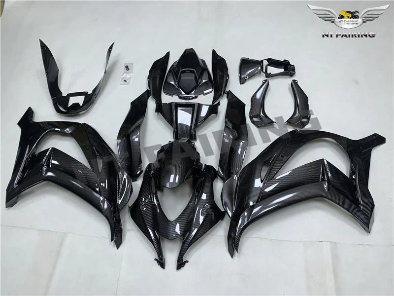 Carenado de fibra de carbono NTU apto para Kawasaki Ninja 2016-2020 ZX10R c0TXW Foto 3 de 4