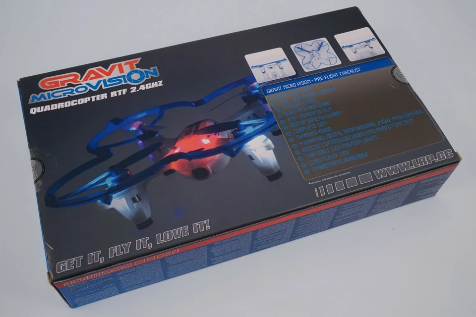 LRP 220706 Gravit Micro Vision Quadrocopter RTF HD Drohne Modellbau - Bild 2 von 2