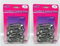 "Pack Mit 2 Allary 2 \" Crafter's Sicherheitsnadeln,NäHen,Steppen,Basteln 55 Pcs"