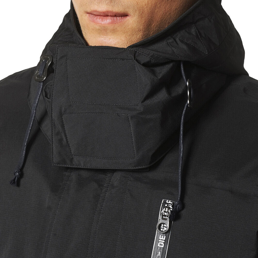adidas Originals Hombre NMD Shell Chaqueta impermeable Parka Hooded Coat Negro | eBay