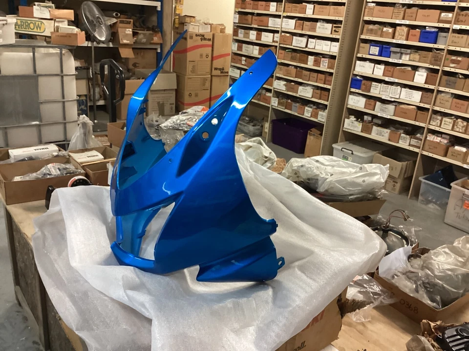 GENUINE KAWASAKI PARTS FRONT UPPER COWLING 250R NINJA 2008-2010 55028-0153-15W - Image 2 of 4