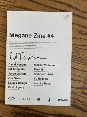 Ed Templeton Original Sketch - Megane Zine 4 / Yusuke Hanai Yu
