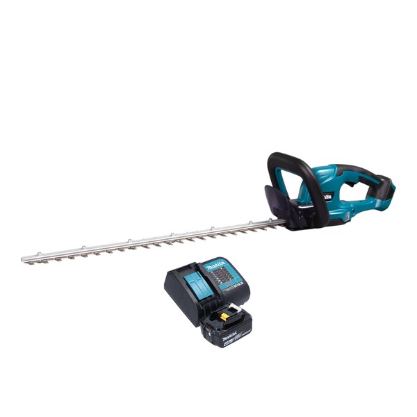 Makita Duh 607 Sm Akku Heckenschere 18 V 60 Cm + 1X Akku 4,0 Ah + LadegeräT-image