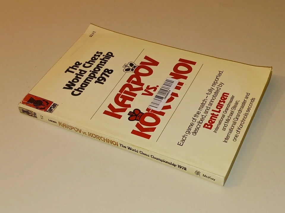 The World Chess Championship 1978: Karpov vs Korchnoi PaperbackVintage Rare - Image 4 of 4