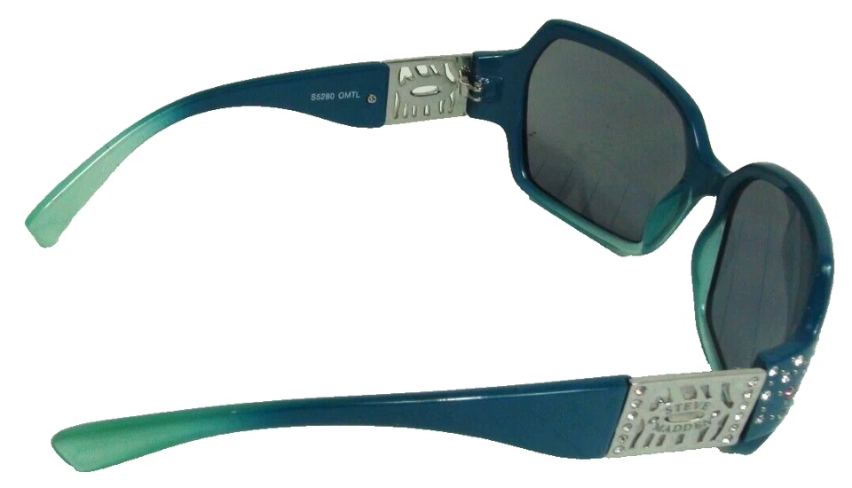 Женские солнцезащитные очки Steve Madden в синей черепаховой оправе с градиентными линзами S5280 OMTL - Изображение 3 из 4