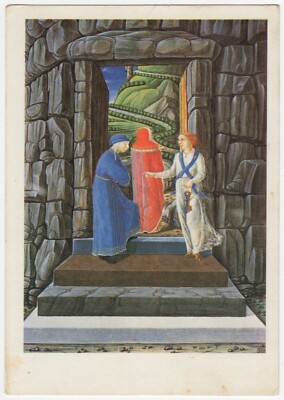 Dante and Virgil Meet Beatrice - Vatican Miniature (1985)