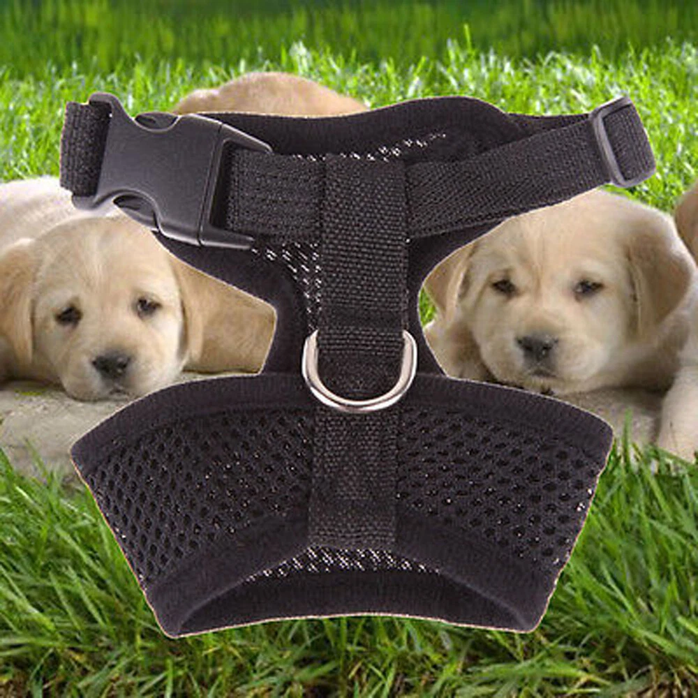 Dog Harness Puppy Adjustable Safety Mesh Vest Chest Straps Pet Outdoor Supplies~