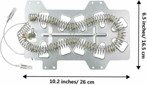 Elemento calefactor y termostato de secadora para Samsung DV220AEW/XAA DV448AEP/XAA-0000 - Imagen 3 de 7