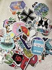 Random 50 piece water bottle sticker lot  NEW