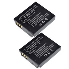 2XBbatteria per CGA-S005 Panasonic Lumix DMC-FX10 FX07 DMC-FX12 DMC-FX50 DMC-FX100