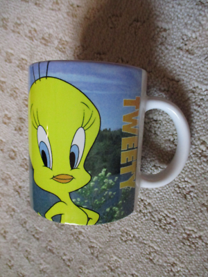 1996 Vintage Looney Tunes Tweety Bird Warner Bros Coffee Mug * | eBay
