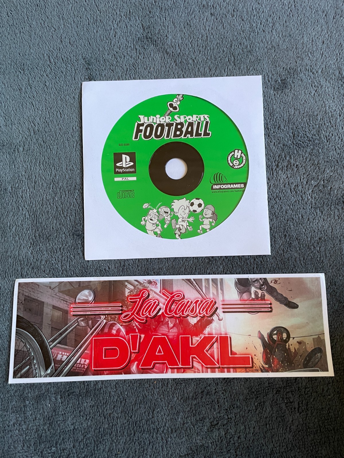 Junior sports football CD SEUL sur PlayStation 1 Ps1 - FR