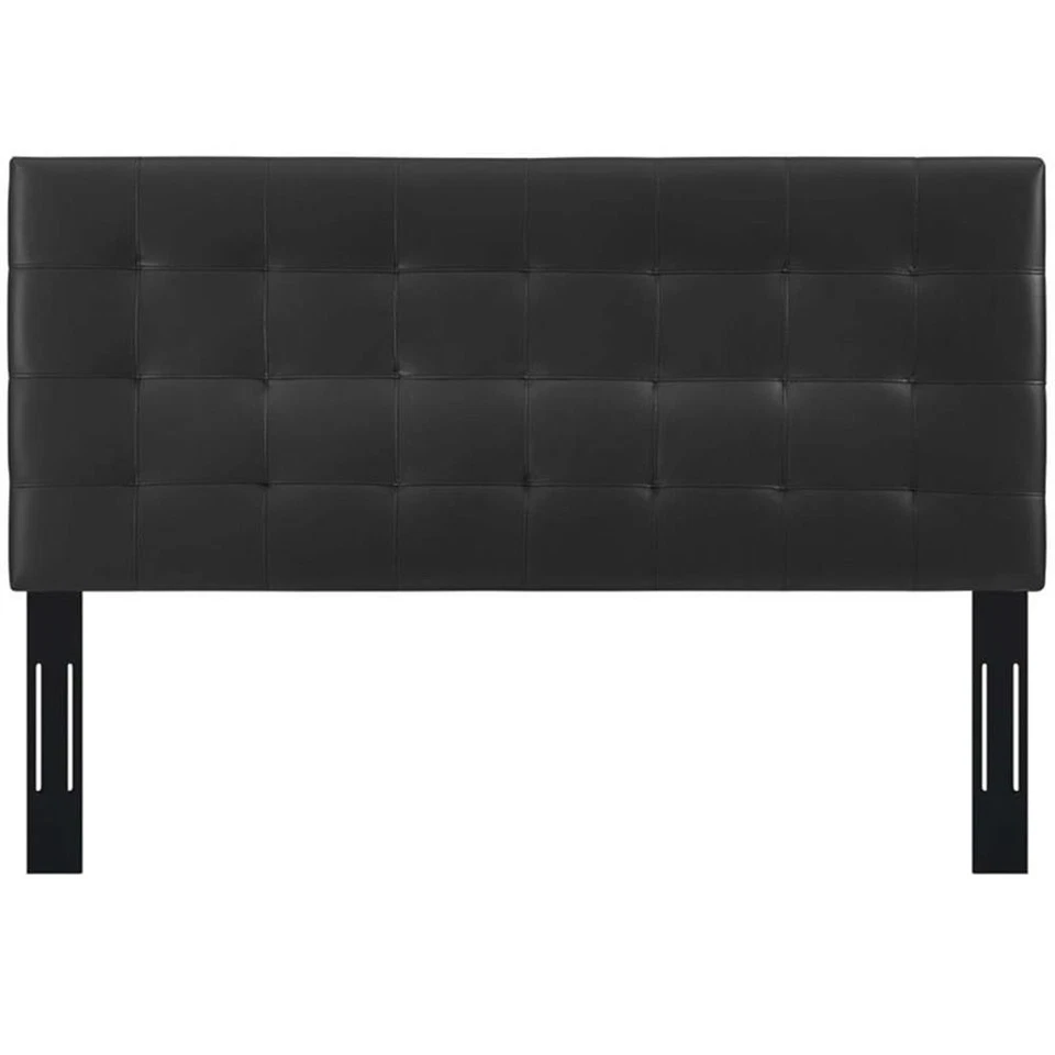 Cabecero Modway Paisley Tufted King and California King imitación cuero en negro Foto 4 de 4