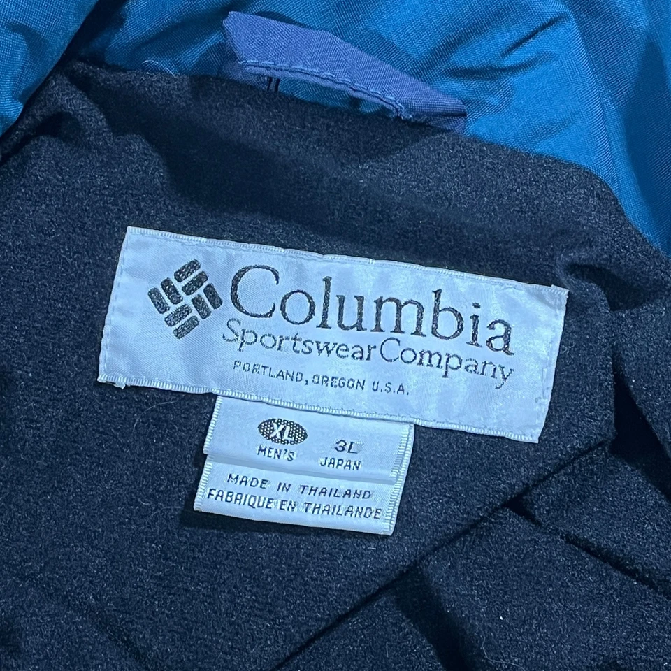 复古 Columbia Snow Bib 男式 XL 滑雪雪服连身裤 80 年代复古 Omni Tech — 第 3/4 张图片