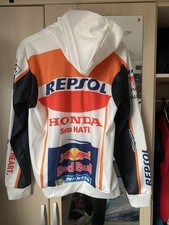 Honda Racing Gas Repsol Denim Jacket Navy Blue, Medium