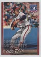 2019 Topps 150 Years of Professional Baseball Red 2/10 Nolan Ryan HOF e8a