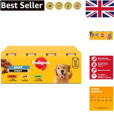 12-Pack Adult Dog Wet Food - Mixed Selection Gravy for Small Breeds 400g 3.75 per kilo