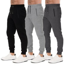 Men  s Sweatpants 3 Pack Joggers for Men - Athletic Sweatpants for Men with Po...
