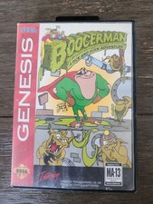 Boogerman: A Pick and Flick Adventure (Sega Genesis, 1994) No Manual Tested