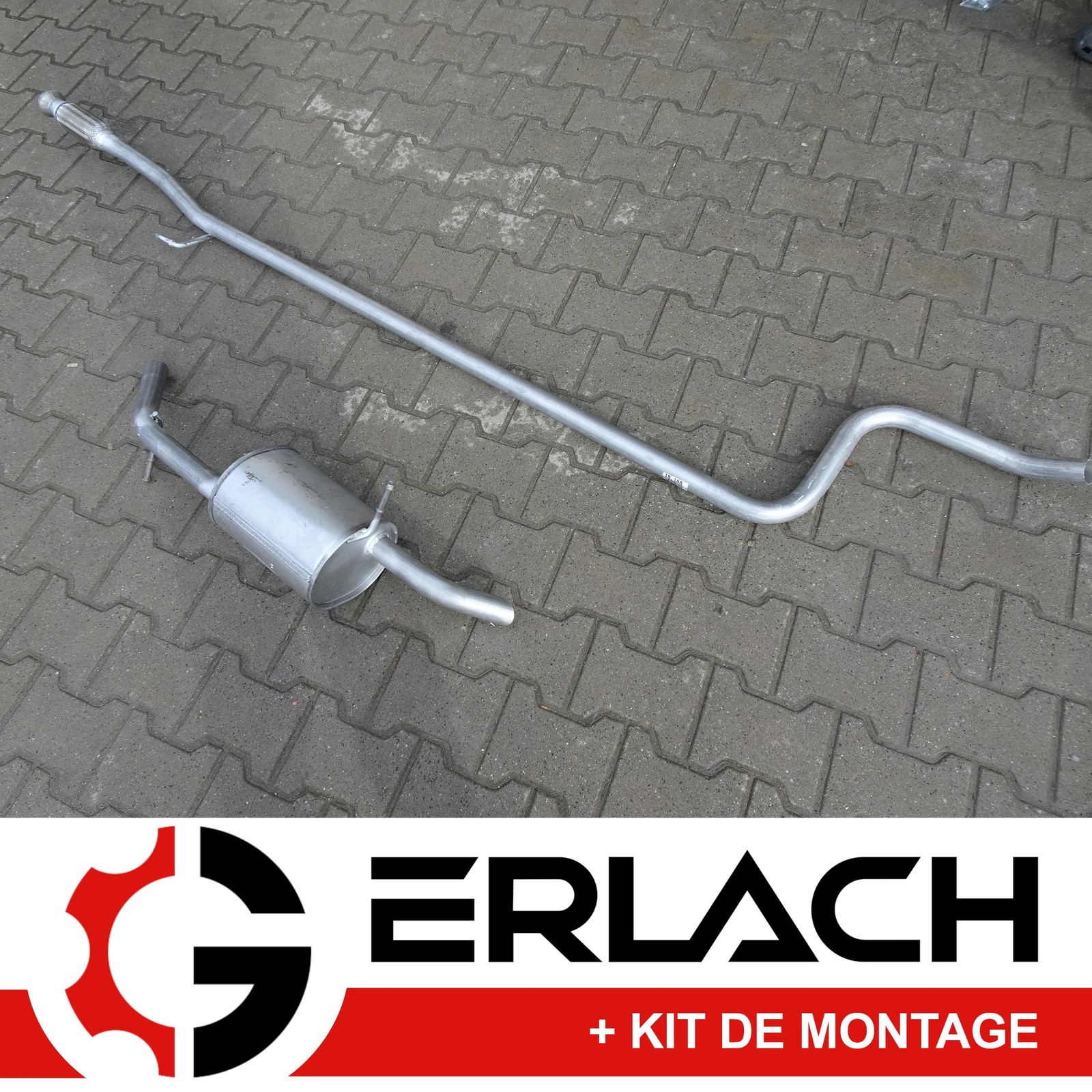 Echappement silencieux Peugeot 208 et 207 pot arriere acier