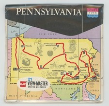 Pennsylvania the Keystone State GAF View-Master Packet A-630 Sealed New Mint