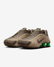 Nike WMNS Shox R4 "Olive khaki/khaki/green shock/olive khaki" HQ7739-200 New