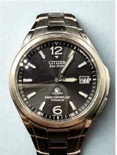 Citizen Attesa H410-T003788 Eco-Drive Radio Solar Watch wrist 19.5