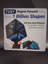 Magnet Pyramid Toy, Makes Over 1 Billion Shapes