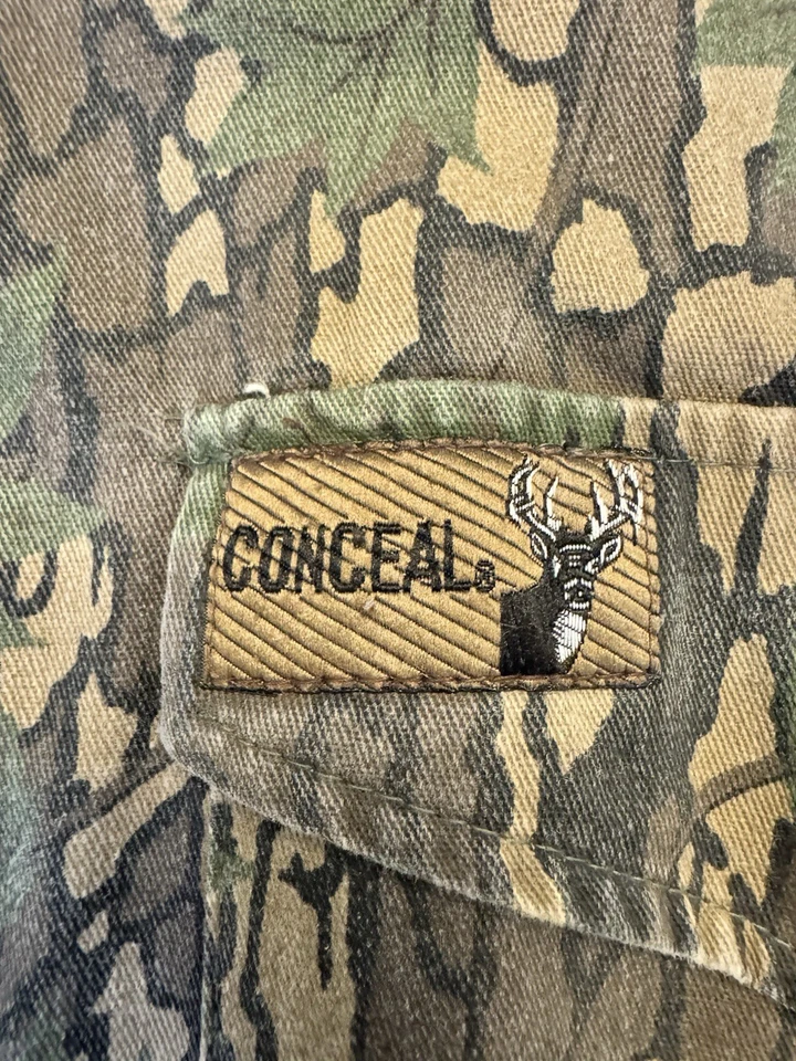 Vintage Winchester Conceal Trebark Camo Hunting Jacket Coat Men’s L Lined USA - Image 2 of 4