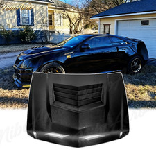 For Cadilac Cts 0813 Coupe Sedan Carbon Sta Style Front Vented Cooling Hood