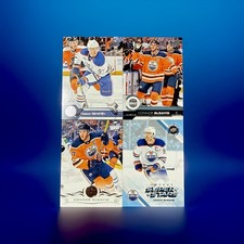(4x) Connor McDavid Upper Deck w/ Hockey Superstars Oddball Edmonton Oilers
