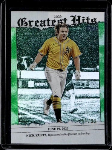 2026 Topps Series 1 Nick Kurtz Green Foil (RAW)