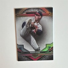 Topps 2024 Triple Threads Warren Spahn #5 Milwaukee Braves MLB Baseball Card