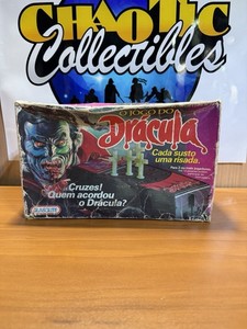 1980s Vintage Glasslite Terror Series Dracula POP UP Game (Complete In Box) RARE