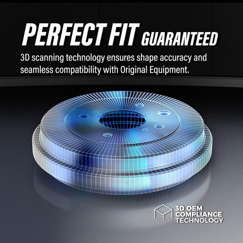 Genius KG-101447 Brake Disc Front & Rear  for Chevy Silverado 1500 Classic GMC - Picture 12 of 12