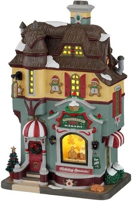 LEMAX CHRISTMAS VILLAGE HOUSE 2021 - GINGERBREAD JOY BAKERY #15797