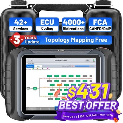 XTOOL D8S Bidirectional Scanner Topology Map AI Diagnostic Tool Key Programmer