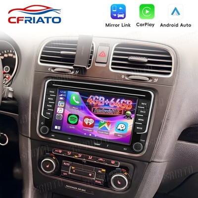 Für VW VW GOLF 5 6 Touran EOS Tiguan Polo Android 15 Autoradio GPS Navi WIFI BT
