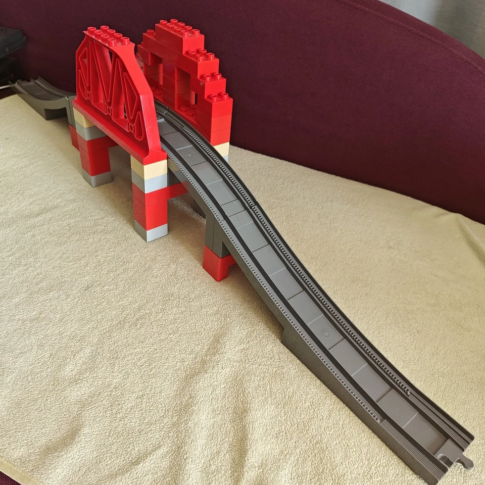 Lego Duplo 3774 - Le Pont - Train Chemin de fer Rails - Photo 3/4